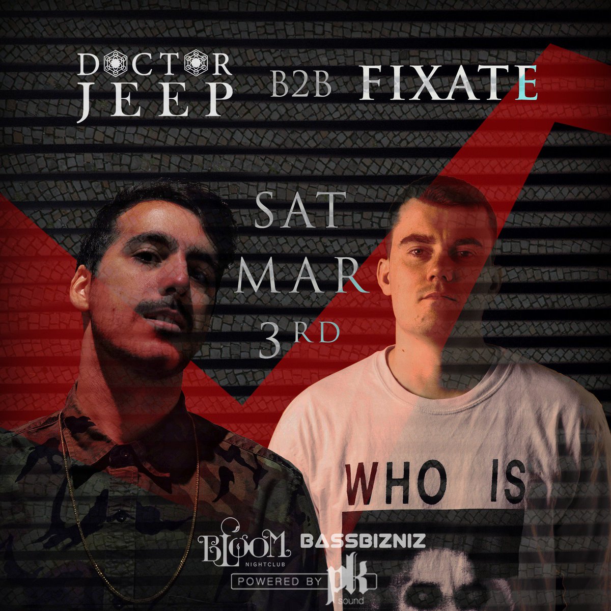 THIS SAT at <a href="/BloomNightclub/">Bloom Nightclub</a> in assoc. w/ <a href="/BassbiznizBC/">Dave Bizniz</a>

Don't miss this special dbl headliner, 2 hr b2b set with <a href="/doctajeep/">doctor jeep</a> + <a href="/fixate_uk/">Fixate</a>, sure to be a grande finale w/ Nelson being the last stop on their NA Tour!

Tickets: showpass.com/dr-jeep-fixate…
Or grab them at @SavoyNelsonBC