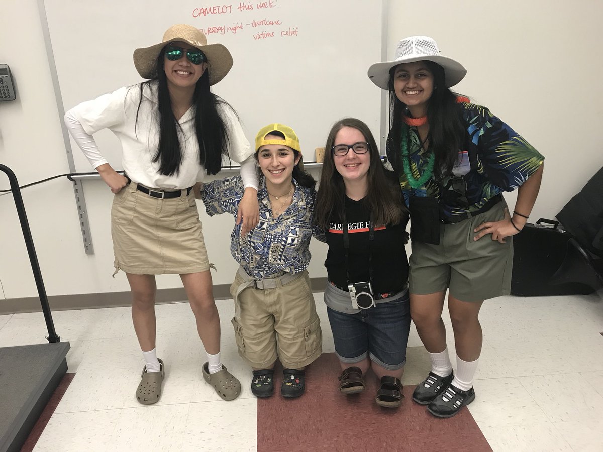 zoehandelman's tweet photo. NHS Pit orchestra spotted: rocking crocs for show week. Order your tickets for Camelot today! #oldmantouristday @Crocs 
https://t.co/7jq8up1rON https://t.co/rNxHsUkG2q