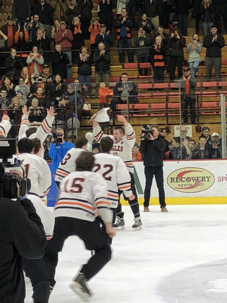 BCSDAthletics's tweet photo. Congrats boys,Coach Lappe, Coach Shannon &amp; Coach O’Connell on capturing BC’s 1st hockey section championship! Regionals Sat 730 pm @ Bethlehem YMCA! https://t.co/lYmMZjb8WW