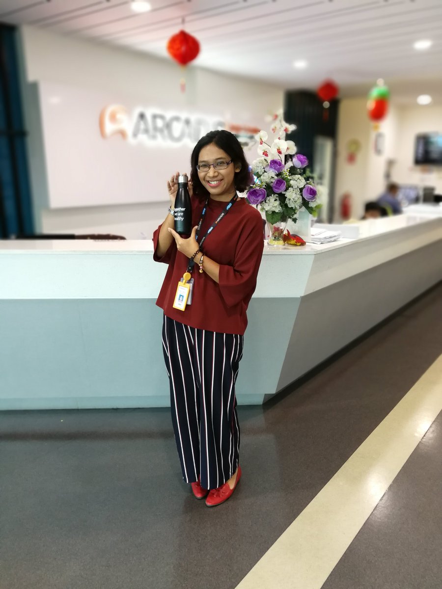 ArcadisMy's tweet photo. Congratulations to all the colleagues in Malaysia, who earned the first round prizes from People Hub with Arcadis sustainable water bottles. Well Done!! https://t.co/nlXR063gIQ