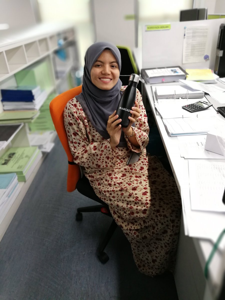 ArcadisMy's tweet photo. Congratulations to all the colleagues in Malaysia, who earned the first round prizes from People Hub with Arcadis sustainable water bottles. Well Done!! https://t.co/nlXR063gIQ
