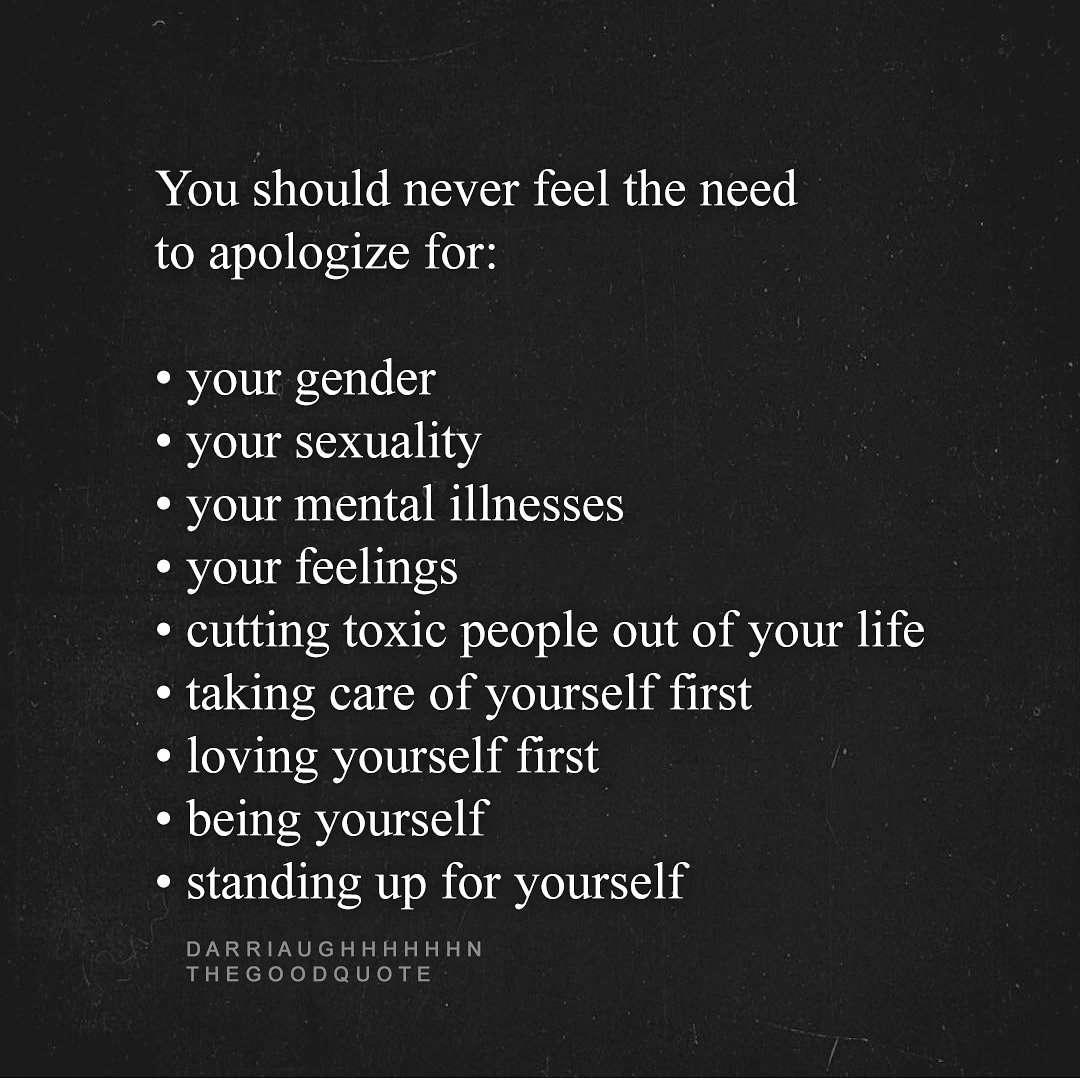Anna_LisaCycles's tweet photo. A very important reminder!! ❤️❤️❤️
#noapologies #gender #sexuality #mentalillness #nojoke #feelings #toxic #takecareofyourself #love #beyou #beyourself #standup #treatyoself #bekind #genuine #staytrue https://t.co/hPoMQFHUn5