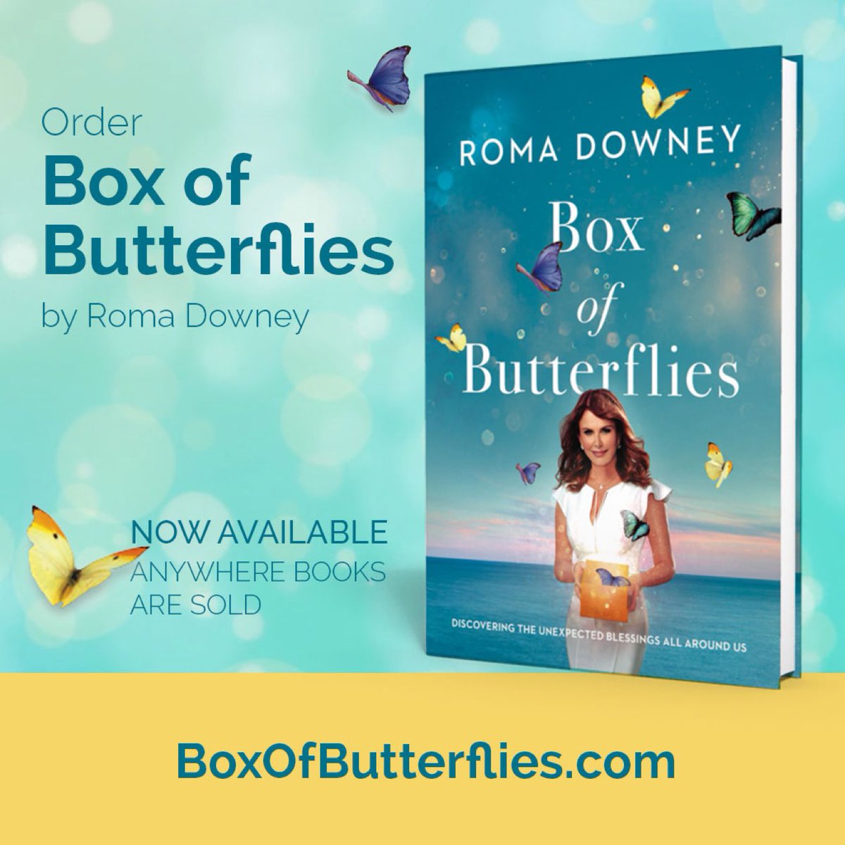 tylerperry's tweet photo. I’m so excited for my friend @RealRomaDowney's new book Box of Butterflies releasing on March 6th! To order your copy go to https://t.co/CnoaArgPd2! https://t.co/QkIWx9q7F4