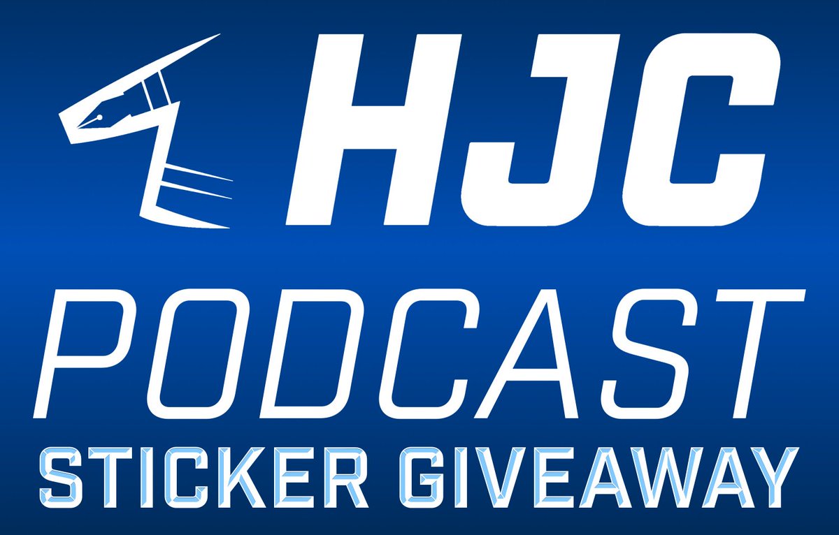 Ryan_H16's tweet photo. Here's your chance to win a HJC Sticker.
Listen to the HJC Podcast - Episode 21 and then RT this tweet.
https://t.co/5xTswG2EP2
Winner will be announced on Saturday's podcast.
#HJCP-021 https://t.co/JLVcUFIhOx