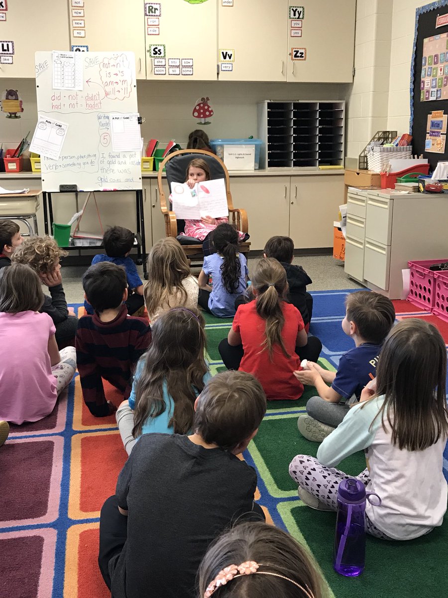MrsHighmark's tweet photo. We ❤️ sharing our completed CHAPTER BOOKS! We have awesome authors, illustrators and listeners in 1H! #geneva304 #heartlandhawks https://t.co/vbvRDLokXK