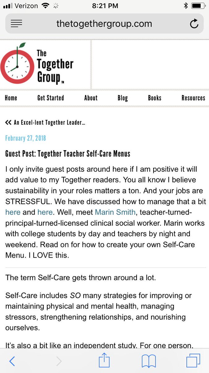 teachingmindset's tweet image. Thank you @TogetherTeacher for the opp to guest blog on teacher #selfcare! #teacherwellbeing #educhat #ntchat #cpchat thetogethergroup.com/balance/guest-…