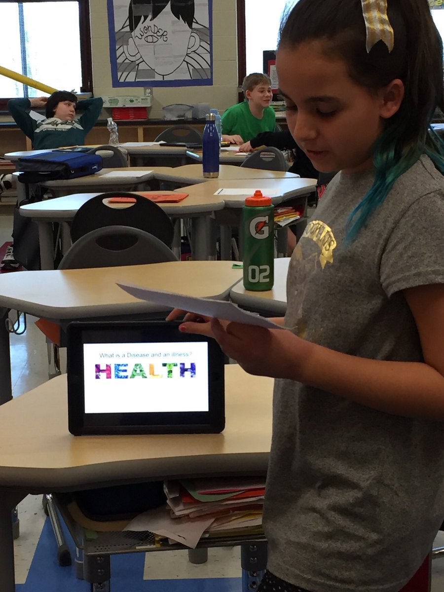 JessicaLineman1's tweet photo. Students had fun planning, writing and presenting their TED Talks today. #WeLoveEastVincent https://t.co/tglw6oyanF