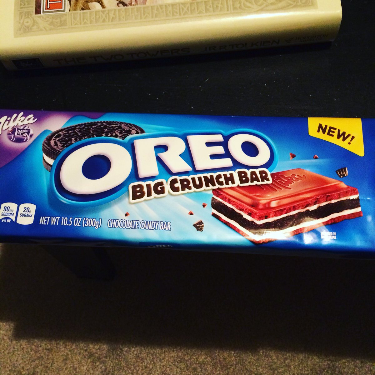 ReallyChanel's tweet photo. I mean chocolate is technically a vegetable right?🤷🏽‍♀️ #bigcrunchbar #oreo  #milka #dontjudgeme 🤣. https://t.co/Kppv4uRp2Z