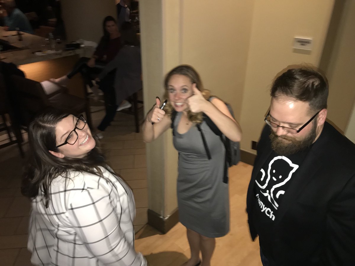 ManychatHQ's tweet photo. Having a blast with manychatters at T&amp;C 2018! 😃

Thank you for all the inspiration. So many success stories and feedback 🙂 

We are so lucky to have the best customers in the world! ❤️

#manyparty #manythanks #messengermarketing #TCS2018 https://t.co/uapu6o9ZKR