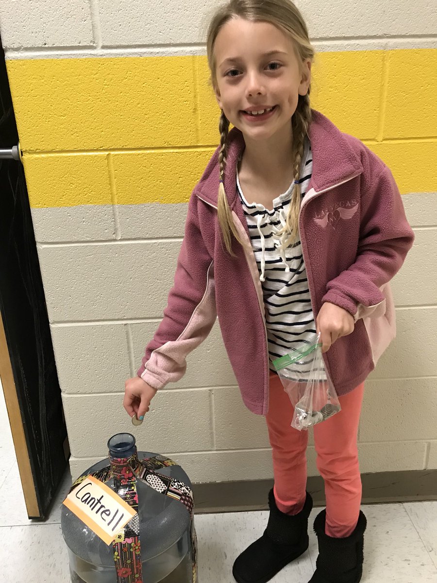 Penny Wars: The challenge is on! Bring your pennies tomorrow &amp; build your class total. Every $1 equals 100 pennies and silver coins take away from your neighbor’s total. The class with the most positive amount by Friday wins a limo ride to Fuddruckers for lunch! #lovebluelivegold