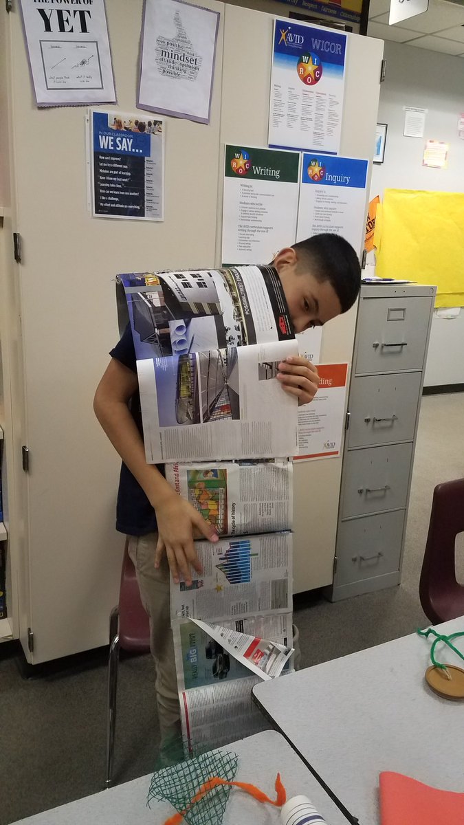 MrsRybaYGB's tweet photo. So far, the Found Art project seems to be going...well? We make learning fun. #YBSTEM #foundart @YgbInt https://t.co/6wDhjsuQ3R
