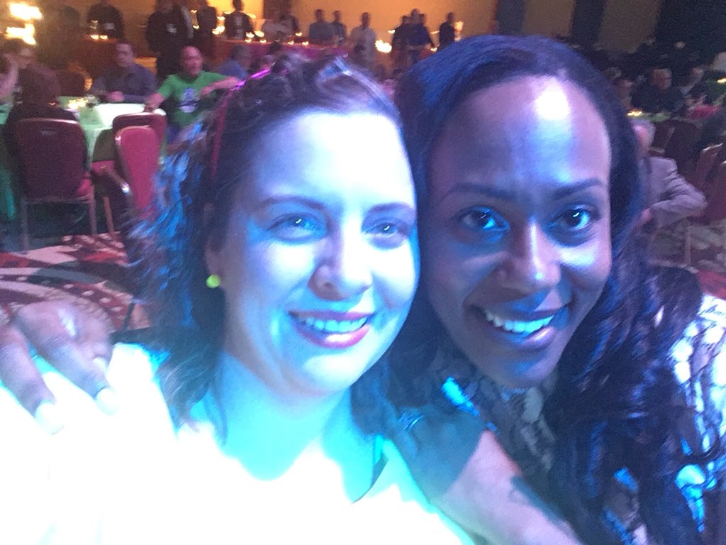 virginia_ridley's tweet photo. Happy to hang out with my @Ont_Good_Roads sistah @Cllr_kirlew #OGRA2018 https://t.co/u7LaVMSTcM