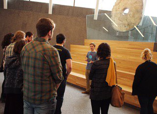 Carleton CURA students explored the #bankofcanadamuseum today and are pictured here discovering that the huge suspended donut in the background is actually currency - x.com/BoCMuseum/stat…
Ideas for collaboration are percolating!