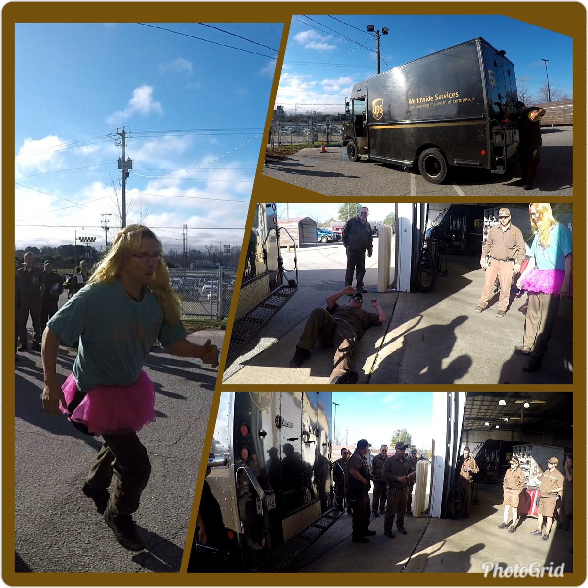 Opelika UPS Safety Team Demonstrates the danger of distracted driving! #UPSSafe @MidSouthUPSers @JVG1911