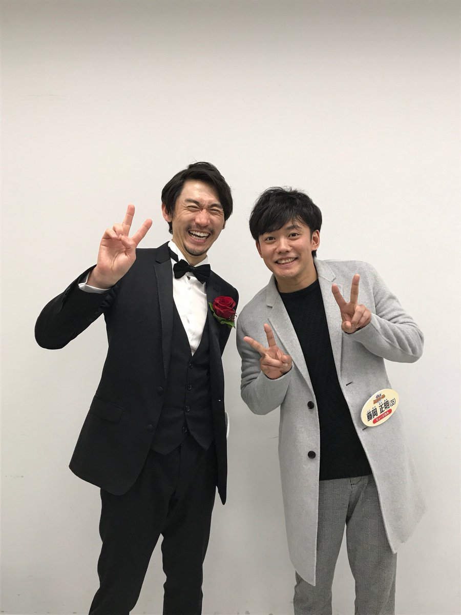 藤岡正明スタッフ Twitter ನಲ ಲ 本日2月28日 水 19 54から テレビ東京 The カラオケ バトル Oaです 皆様是非ご覧下さいませ お写真は 高橋正典さんとの2ショットです