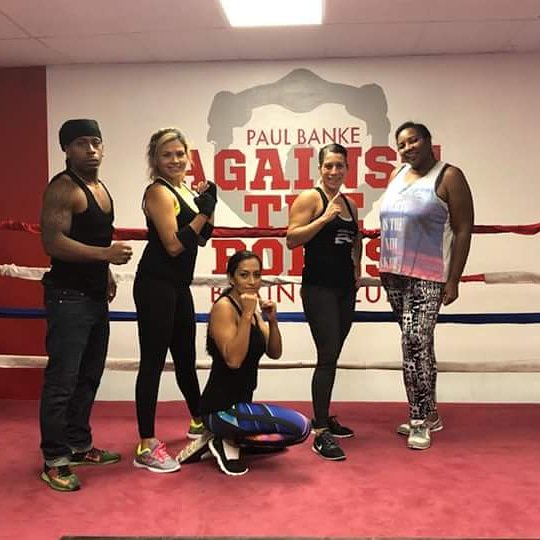 PaulBanke's tweet photo. GIRLS ARE GETTING DOWN  WORKING OUT  AND BOXING TOO COME JOIN #PAULBANKE AGAINST THE ROPES BOXING GYM RIALTO https://t.co/1fHaFHvySG