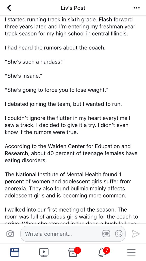 mariaross1221's tweet image. In honor of #NEDAwarenessWeek here is one of the most touching articles I have ever read. Credit to the author: @Meggo1621.