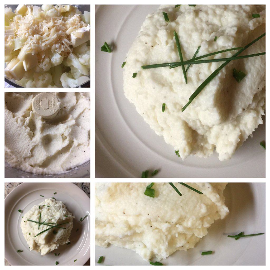 1HotDish's tweet photo. My delicious homemade #Parmesan #Garlic Mashed Cauliflower.😋  #mashedcauliflower #keto #cauliflower #lovetocook #foodie #lowcarb #healthyeating #homecooking https://t.co/WVdf8RUZOK