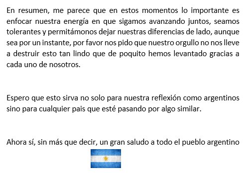 Hasta ahora nunca he querido comentar nada, porque "no me gustaba meterme en polémicas" pero ahora siento la necesidad de expresarme, veo que no puedo hacerme mas el desentendido sobre lo que pienso.