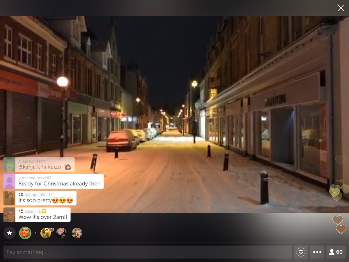kandavu's tweet photo. .@a9630 on #Periscope: ❄️🌌Walking in the #snow at night - very pretty and still #BeastFrom… https://t.co/NbPM90cOi6 https://t.co/yD5nCiSzqZ