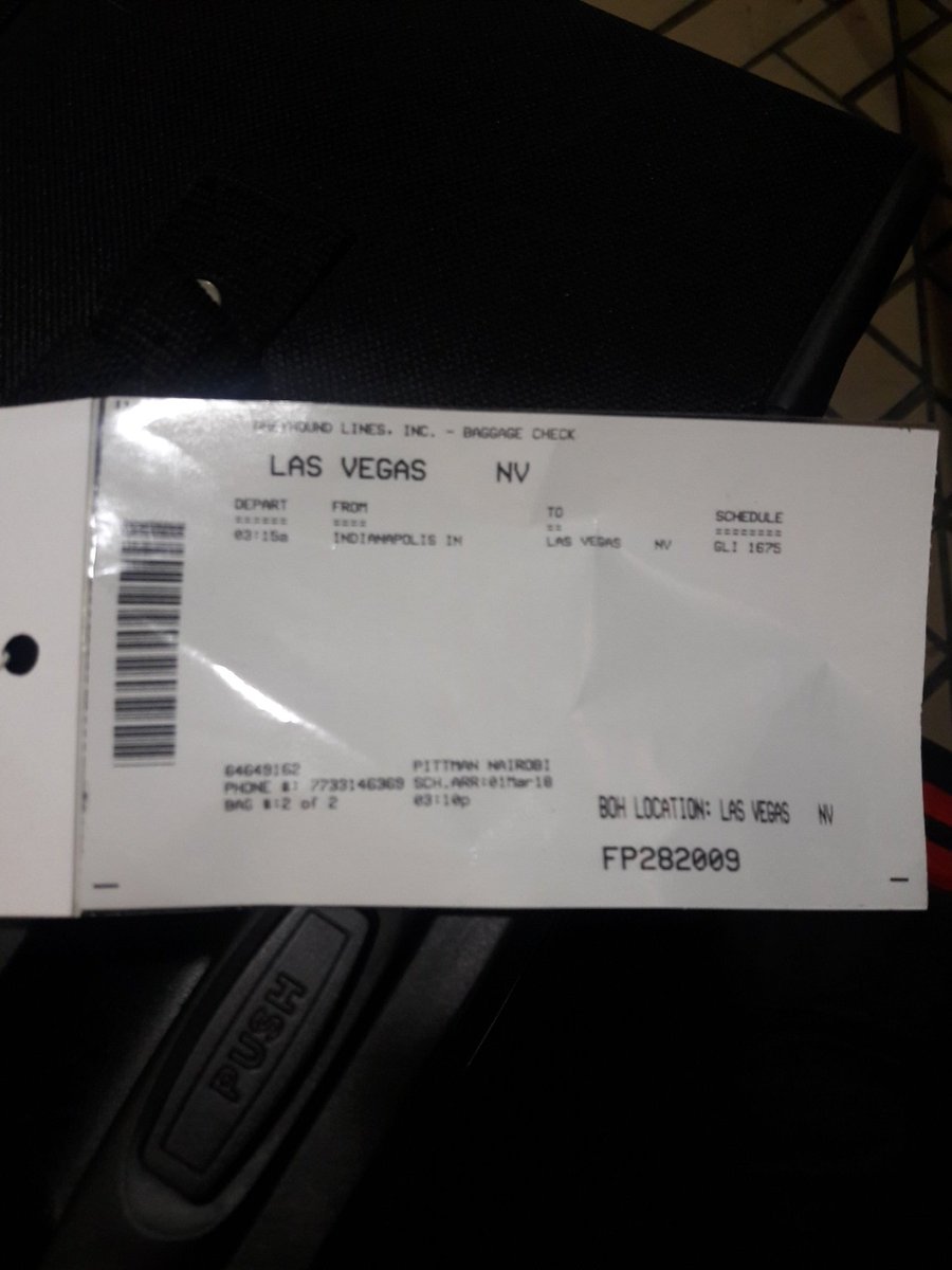 pittman_nairobi's tweet photo. I'm asking for your prayers as I travel on @GreyhoundBus to move back home to @CityOfLasVegas☺. GOD Be With Us🙏. See you guys Wednesday Evening😁!!! #Vegas https://t.co/jIQThDr1wM
