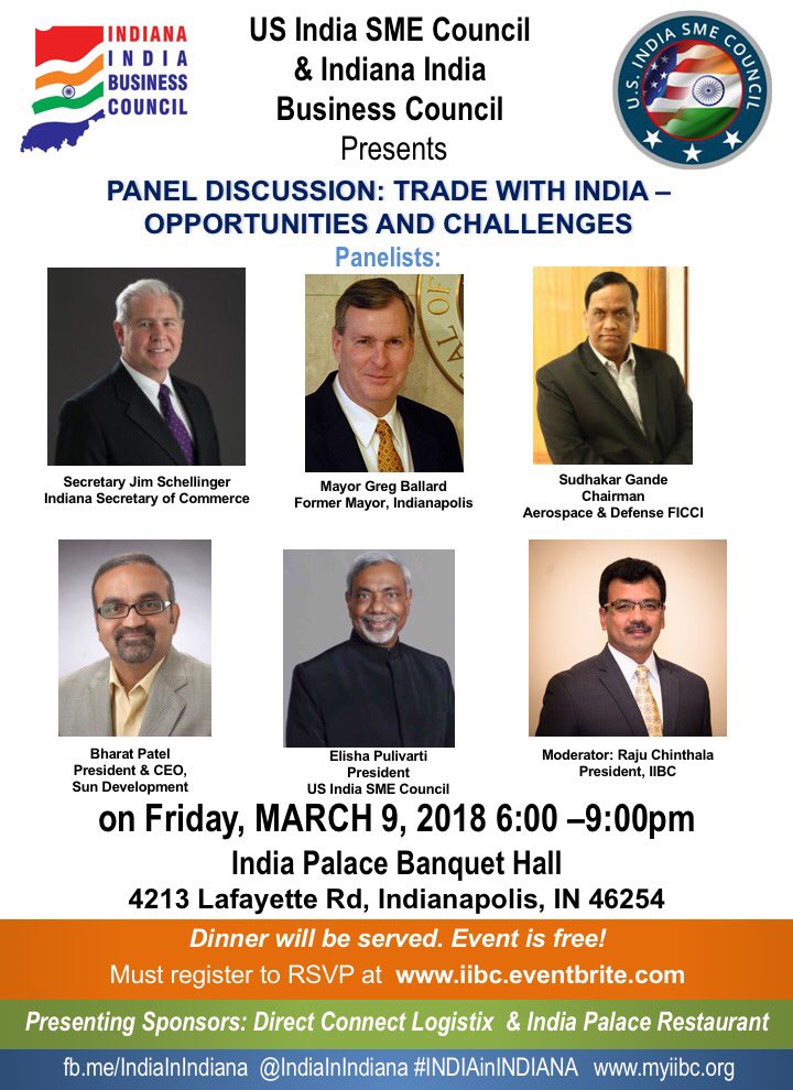 RajuChinthala's tweet photo. You are invited for a panel discussion on Trade with India - Opportunities and Challenges. I think it's going to be a great discussion. Why not signup? https://t.co/rNHIlPzvqh https://t.co/f1VH27K9IS