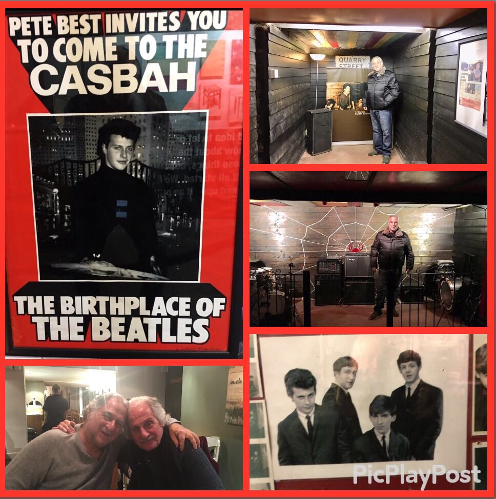 🎵En la casa de la madre de Pete Best, primer baterista del cuarteto Liverpool, existía un sótano que los muchachos ya convertidos en Silver Beatles utilizaban para tocar y vender refrescos y café,así iniciaron en el Casbah Coffe Club, ya como Beatles tocaron ahí 96 veces🎸🎹🥁🎼