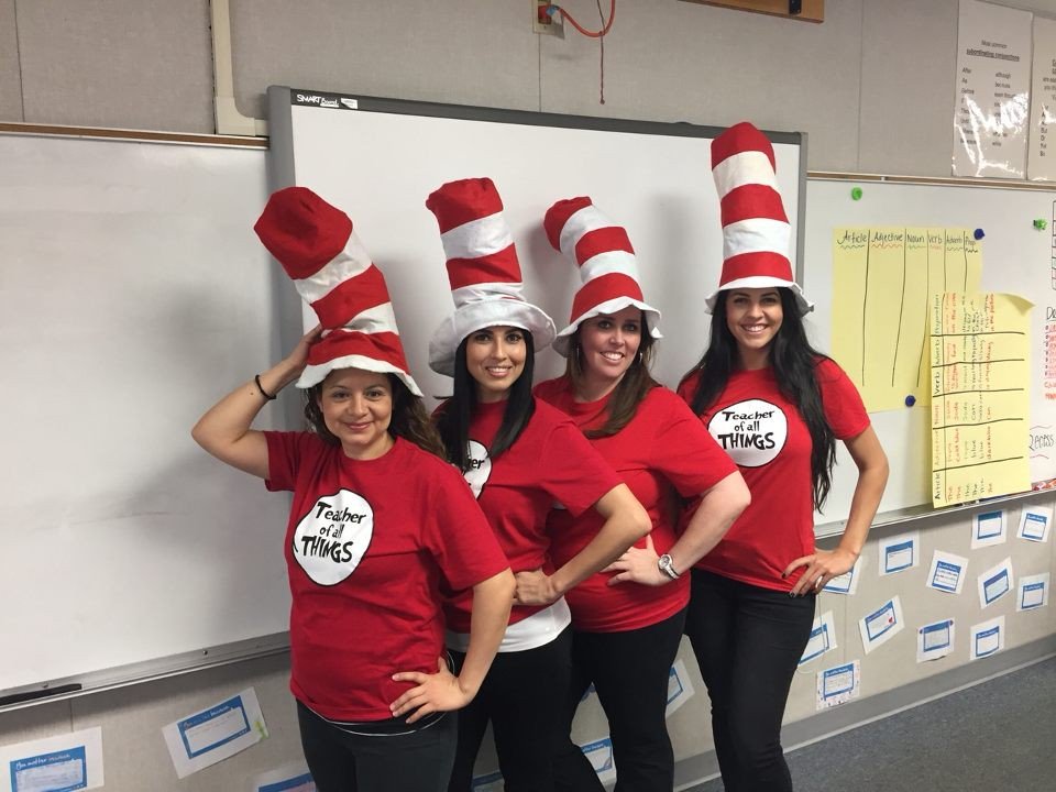 Carmen_3's tweet photo. Celebrating Dr. Seuss at #FremontFalcons #sixthgraderocks #TeamBCSD #teachersofallthings https://t.co/sQXOZU8vRg