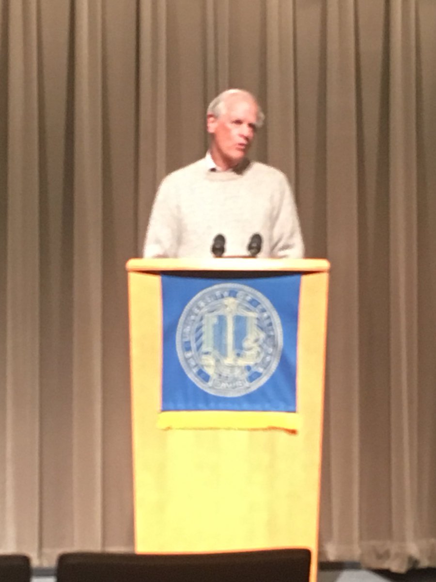 SarahHeffron's tweet photo. Gary Hart being honored for his work for education by the California Subject Matter Project. #LeadLearn2018 #chssp @ucdavis https://t.co/LRxqNnXWoN