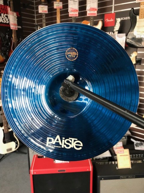 musicplant's tweet photo. 【つくば店】綺麗な碧い色にコーティングされた美しいスプラッシュシンバル!
カラーコーティングはわずかに乾燥したサウンドを引き起こし、サスティンを少し短くしますので、より良いスプラッシュサウンドを引き出します!
#MP新着 #PAiSTe #Blue #Splash #ColorSound900
https://t.co/6yvCWSccjL https://t.co/gckpB3bYgg