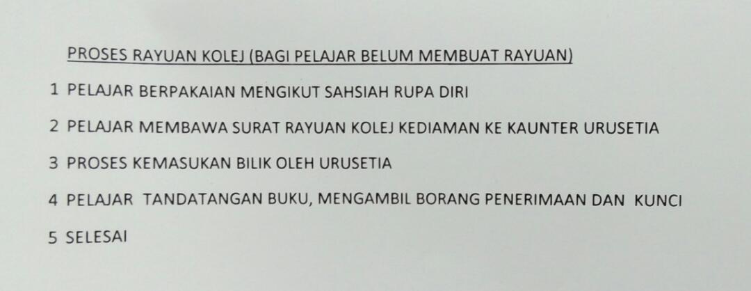 Mpp Uitm Kag On Twitter Proses Rayuan Kolej Bagi Pelajar Yang Belum Membuat Rayuan Semasa Hari Pendaftaran Iaitu Pada 3 Dan 4 Mac 2018