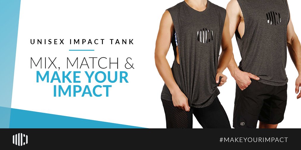 Why do we love our Unisex Impact Tanks? Anyone can wear them while making their impact. These tanks are designed to be comfortable, breathable and great for the environment. Win, win! Take a look at our range of Impact Tanks by clicking here: bit.ly/WODUPImpactTank