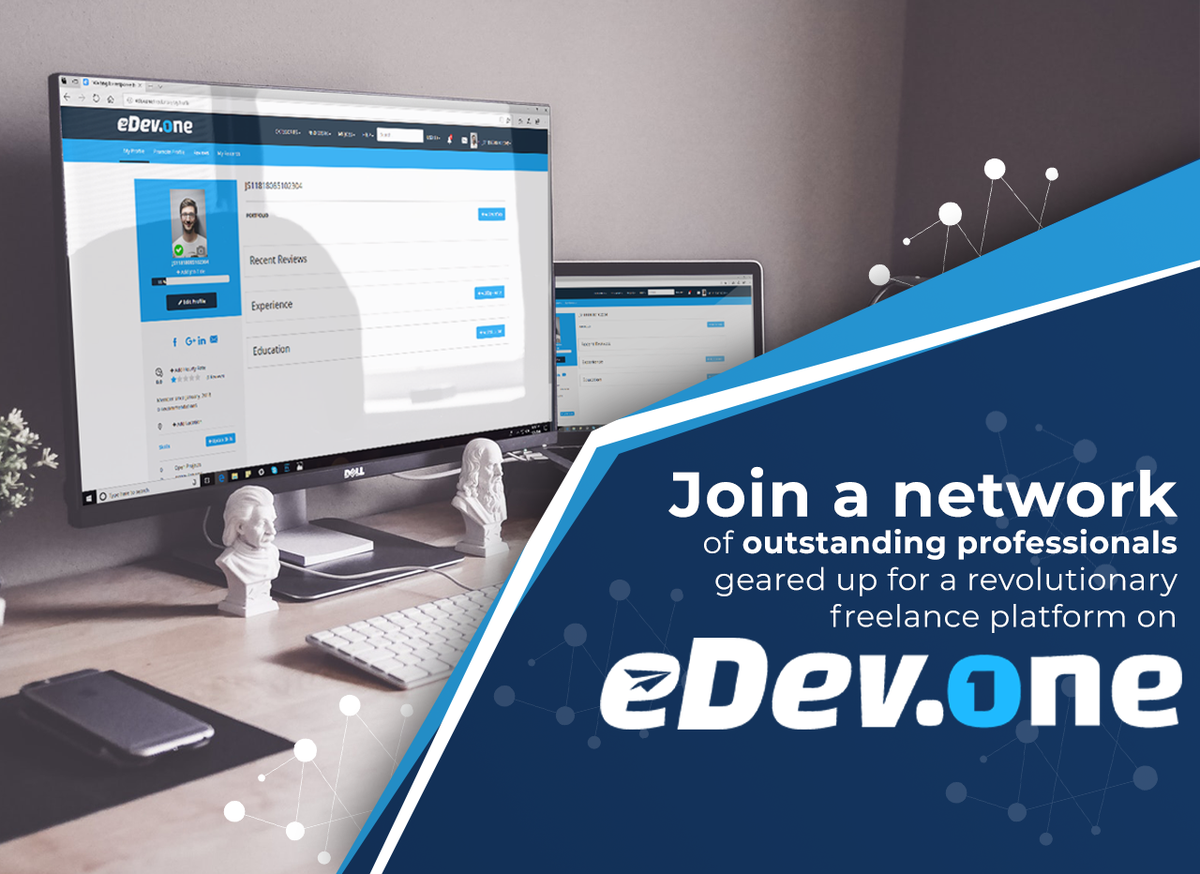 Crissywhite424's tweet photo. Freelancing on blockchain? Why not? Join a network of outstanding professionals geared up for a revolutionary freelance platform on eDev!
Sign up now! https://t.co/YDVRCnP4QB
#JOYY #eDevOne #freelancing #Blockchain #cryptocurrency by #Pablo_Vollmar via @c0nvey https://t.co/ftfoMIfenP