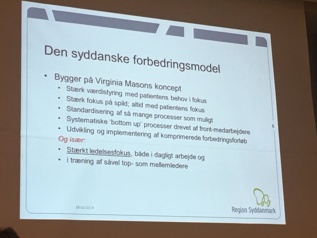 Systematisk bottom up og stærkt ledelsesfokus i centrum for den Syddanske forbedringsmodel - også i infektionskontrollen #ouhtalks