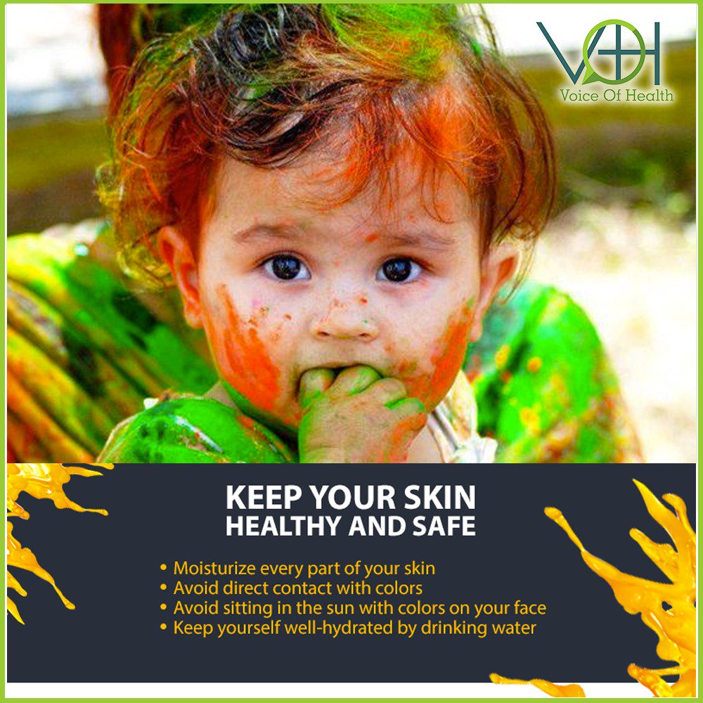 VoiceOfHealthIn's tweet photo. All set for Holi yet? Do take precautions to enjoy the fullest!
#VoiceofHealth #DoctorsonCall #PreHoliTips #Healthylifestyle #healthcare #healthymind #fitness #fitnesslifestyle #healthychoices #healthybody https://t.co/dBYUP7fDvm