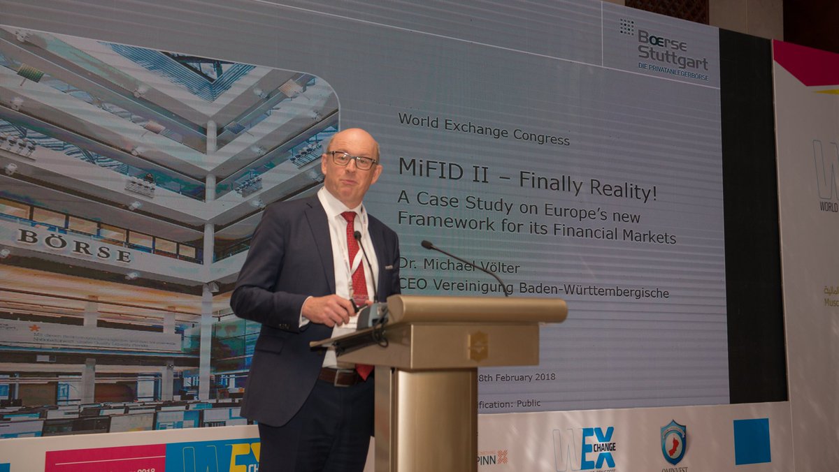 MSX_Oman's tweet photo. مايكل فولتر يتحدث عن منظومة ميفيد (MiFID II)وآثارها على البورصات الإقليمية.
#مؤتمر_البورصات_العالمي_مسقط
#WEC https://t.co/sOIGoJpYqY