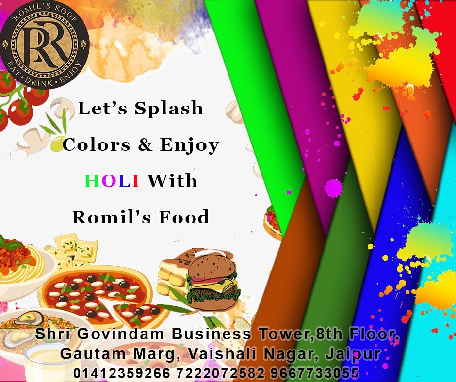 romilsroof2k18's tweet photo. May your life always be filled with colours of Joy and Happiness! Happy Holi.

#happyholi #holi #food #jaipur #india #pinkcity #rajasthan #romilsroof #l4l #f4f #like4like #followforfollow #fff https://t.co/nj9od9sWcQ