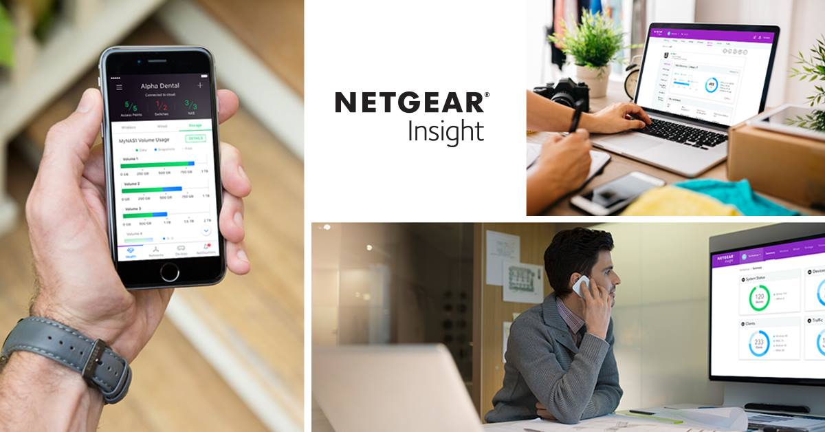 NETGEAR_Iberia's tweet photo. Desde tu casa, la oficina o en la carretera, obtén visibilidad al momento de tu red, reinicia tus dispositivos y verifica tu tráfico WiFi con la nueva solución de administración de negocios Insight 4.0.
Ya disponible:
https://t.co/FD0mRyKlqc https://t.co/hKSw08OkRM