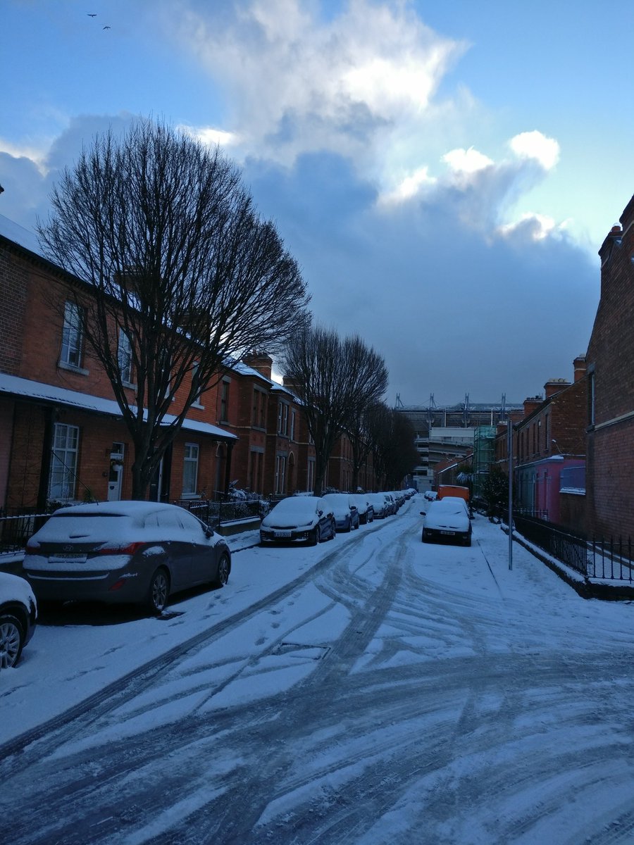 Got up to a snowy morning here in Dublin #OpenStackPTG