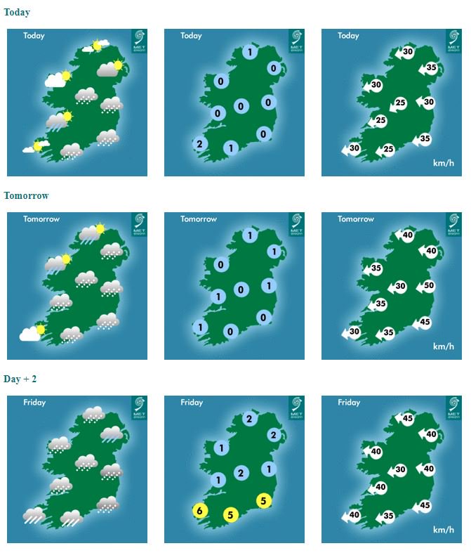 MetEireann's tweet photo. Latest Warning information here:
https://t.co/X6NncUghZ9 https://t.co/lhb9mzRDew