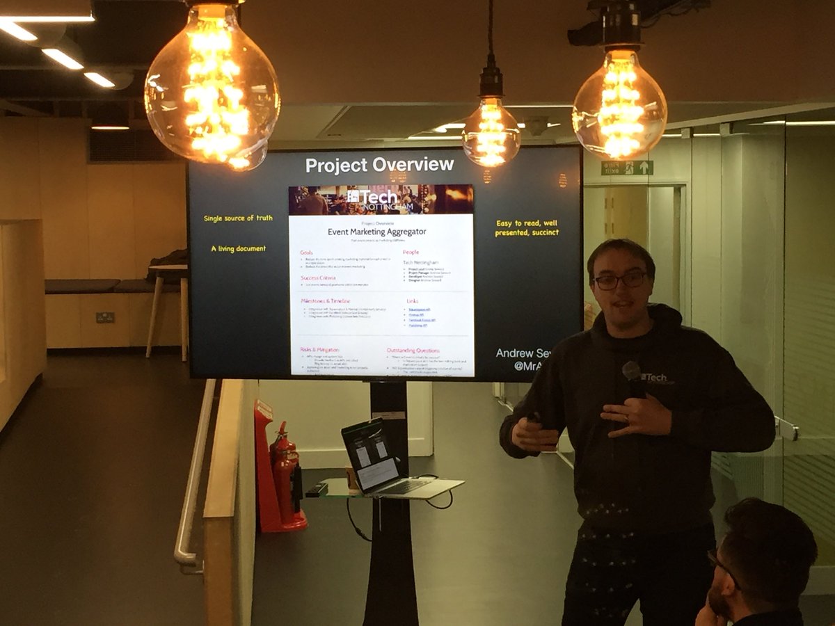 malop99's tweet image. @MrAndrew “everyone has the responsibility to review and update the project overview, it’s the single point of truth” #TechOnToast