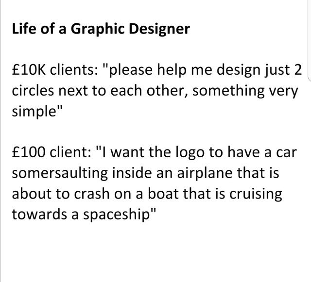 design_droids's tweet photo. Life of a #service #provider, especially #graphic #designers https://t.co/sBYipMN4Bc