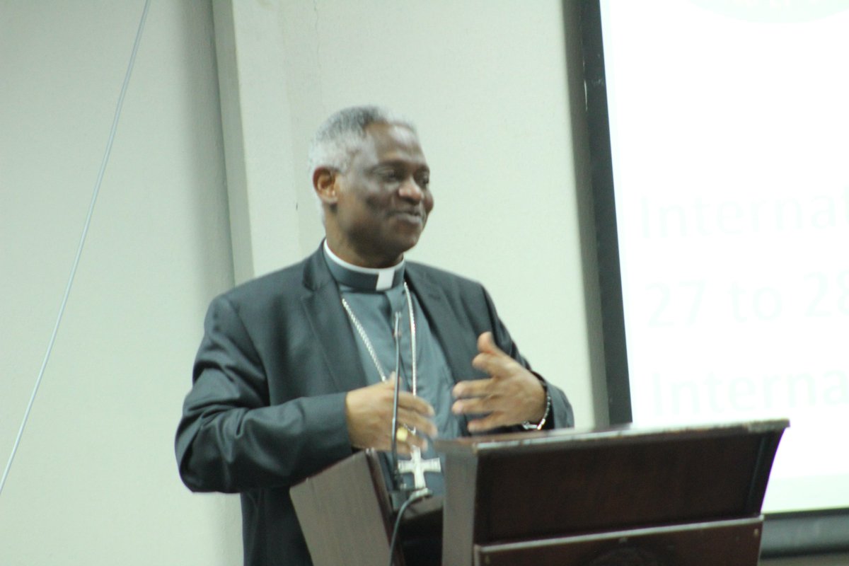 JescomZim's tweet photo. #MigrationConference2018 @CardinalTurkson says @Pontifex encourages Discernment. Govts should discern about the ability and capacity to receive these people (migrants). @CUZ_Official @VaticanNews @JRSSouthAfrica https://t.co/Quw3Mk57jG