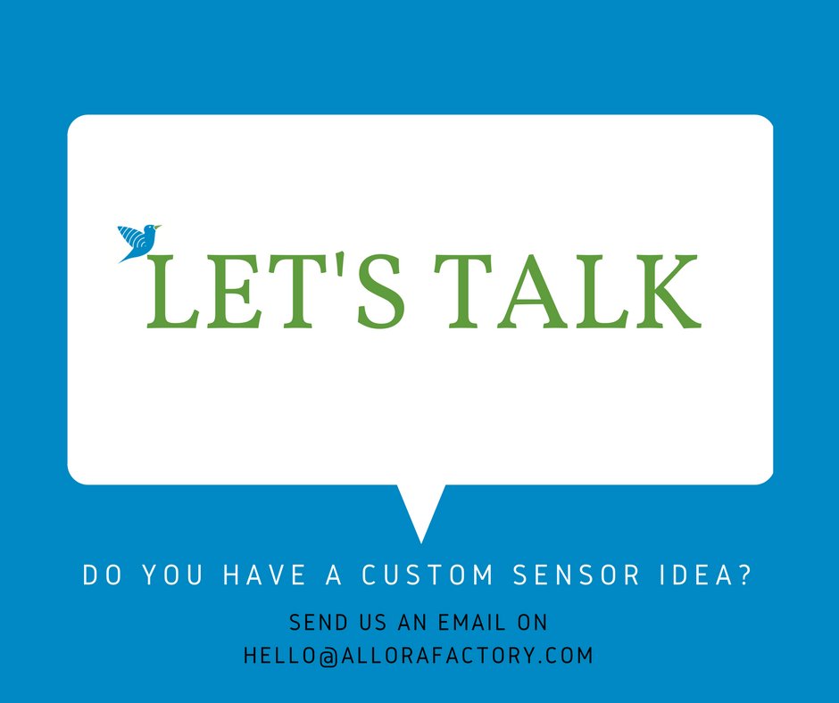 allorafactory's tweet photo. Do you have a need that can be fulfilled by LoRa sensors? We are happy to help you materialize that need. 
Send us an email on hello@allorafactory.com
#LoRaWAN #LoRa #IoT #alloraFactory https://t.co/Xh8X55IbRF