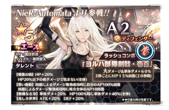 アナムネシスで ニーアオートマタ が話題に Soa トレンディソーシャルゲームス アナムネシスで ニーアオートマタ が話題に Soa トレンディソーシャルゲームス