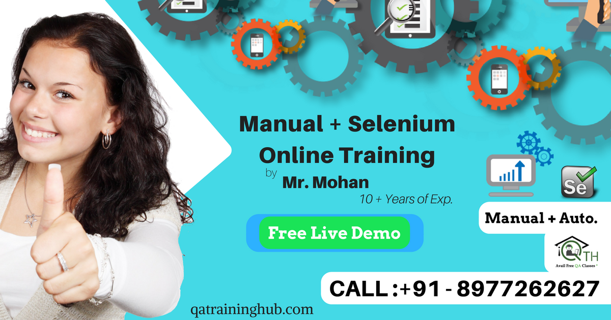 QATrainingHub's tweet image. #Selenium JOB Oriented #Online Training
FREE Live Demo Scenarios by Mr.Mohan (10+ Years of Exp.)
IST @7PM This Saturday - 3 March 2018
Link to Live Demo Sessions: goo.gl/jbFXNn
Site:
QA Online : goo.gl/YH68oX
Selenium Online: goo.gl/He8f3q