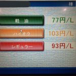 今後この値段になることはない？2年前のガソリンの値段がこれ!