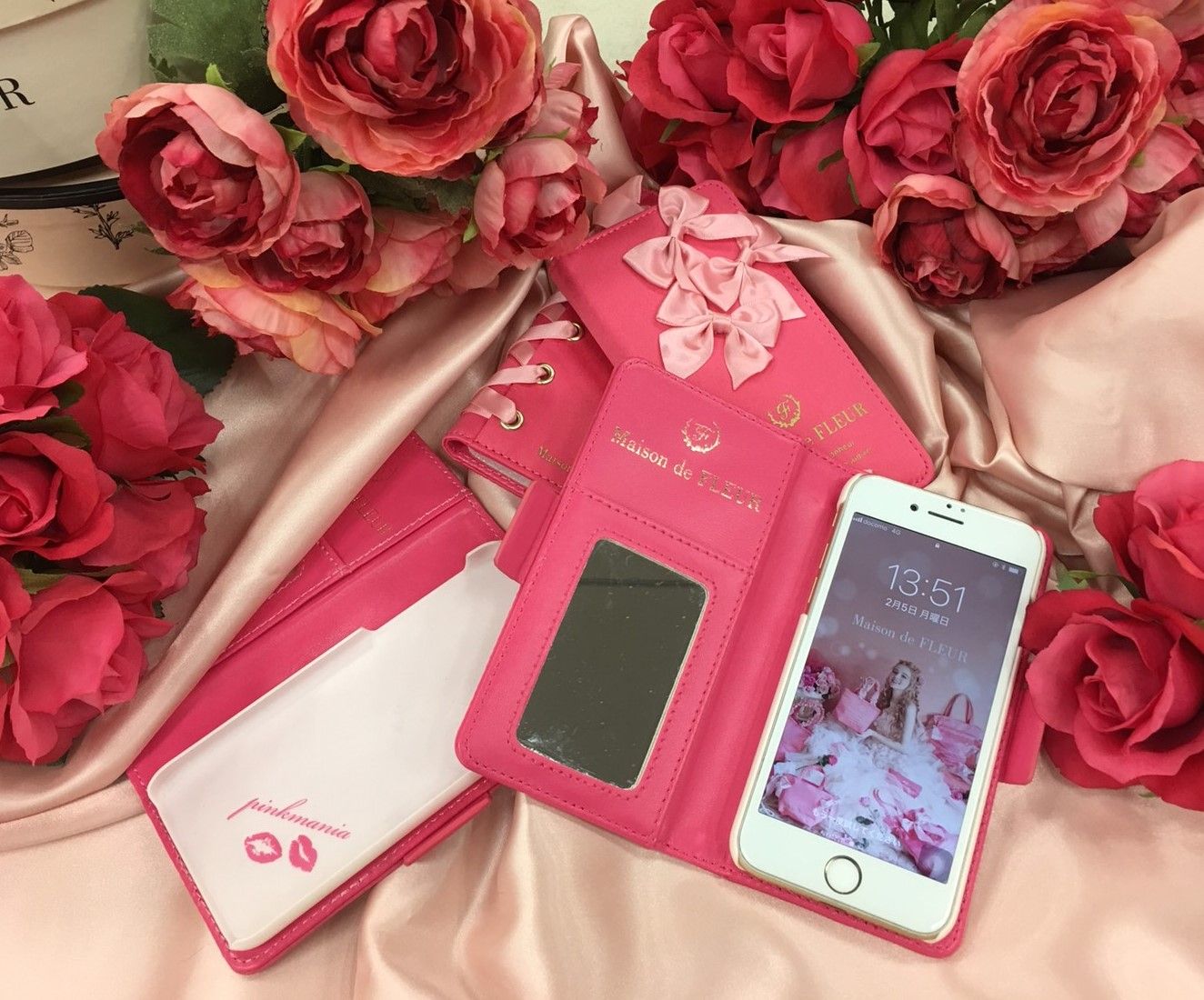 Twitter 上的 Maison De Fleur ピンクマニアline友だち限定 待ち受け画像プレゼントは 本日2 28 Wed まで 今しか手に入らないスペシャル待ち受け画像 もらっちゃおう 秘密のキーワード ピンクマニア を Lineメッセージで送信すると 待ち受け画像が届くよ 今しか手