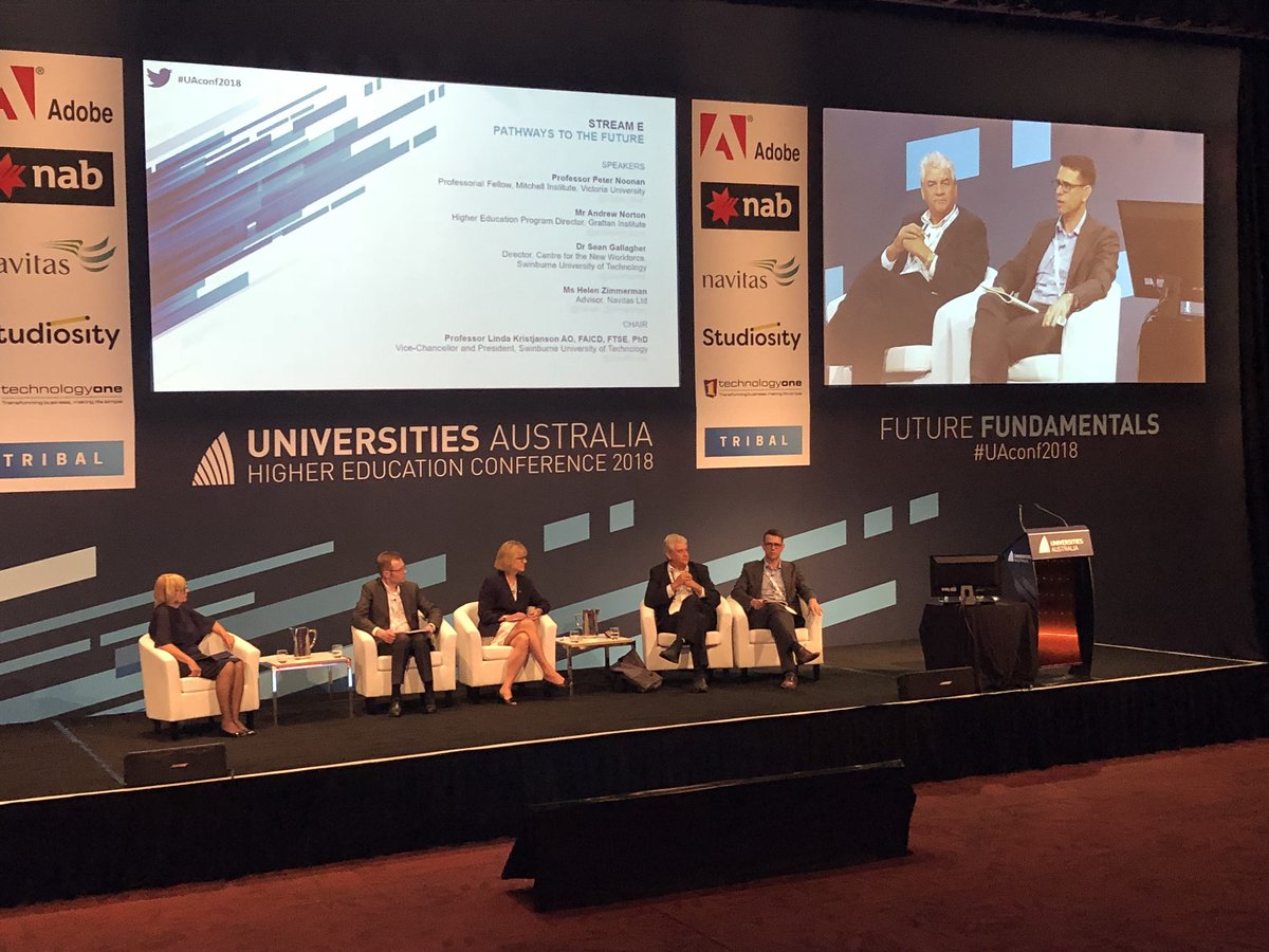 PeterDawkinsAO's tweet photo. I'm attending Concurrent Stream E: Pathways to the Future #MyEventRocks https://t.co/mQbKSBGqBc Great session on the importance of reconceptualing tertiary education to take full advantage of vocational and higher education https://t.co/sFMrEhaojb