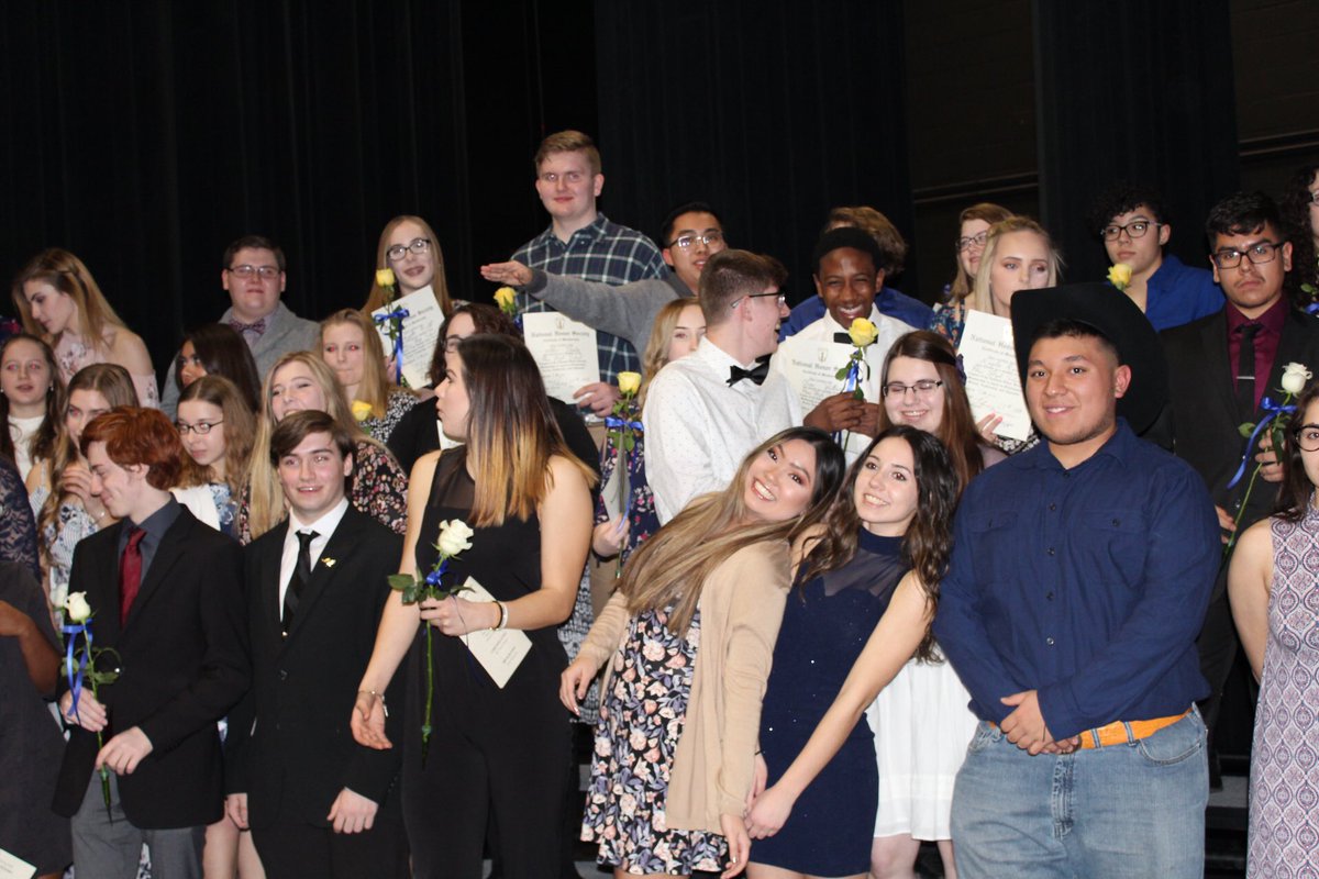 PlanoNHS's tweet photo. awesome induction ceremony! congrats to seniors and inductees!! https://t.co/5d96WjS9kh